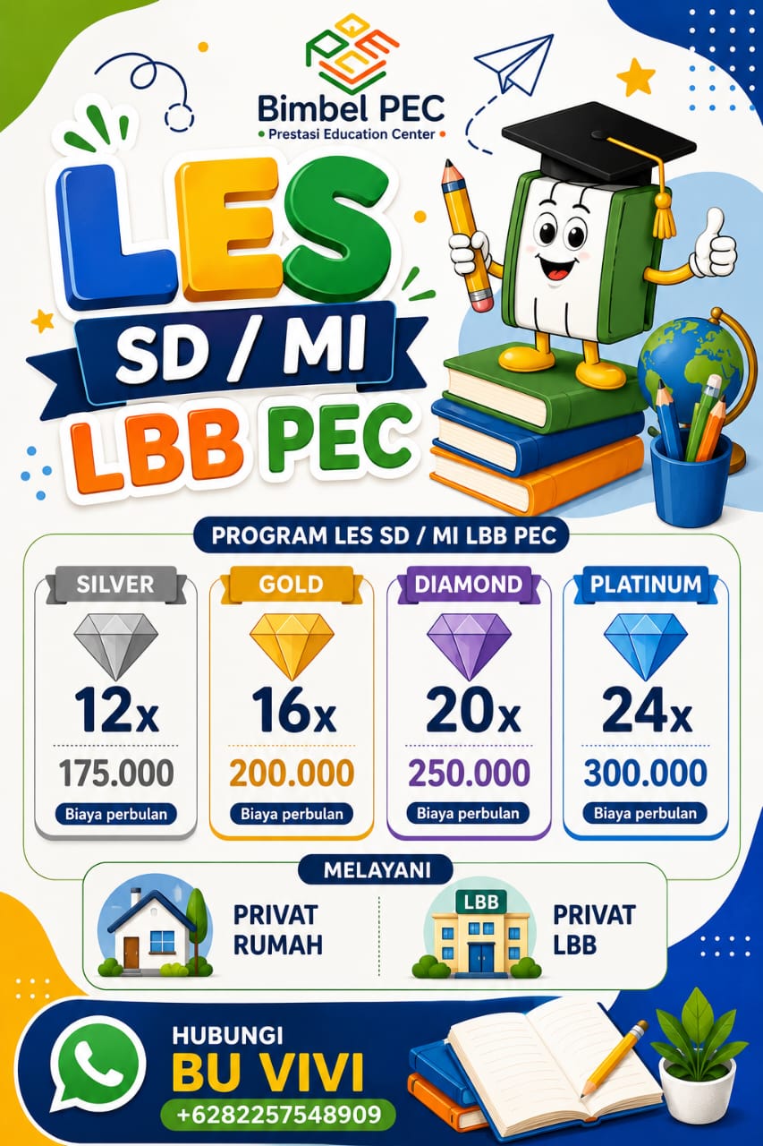 Pricelist Sekolah Dasar & Madrasah Ibtidaiyah